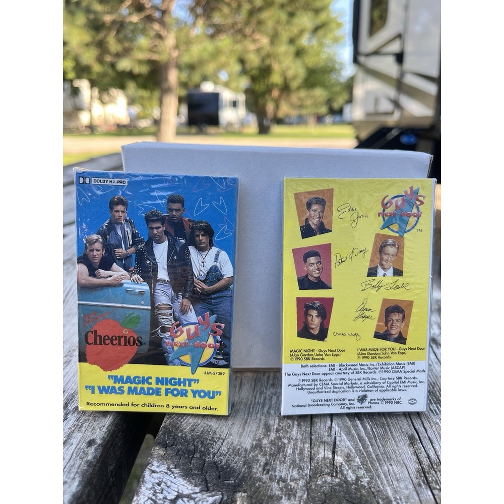 2 Vintage Guys Next Door Cassette - Single Cheerios Promo "Magic Night" - 1990